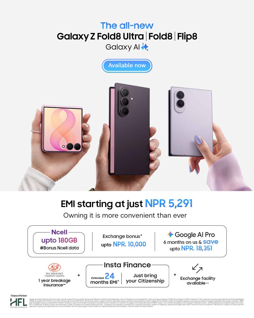 Samsung Launches Galaxy Z Fold8 Series & Watches in Nepal