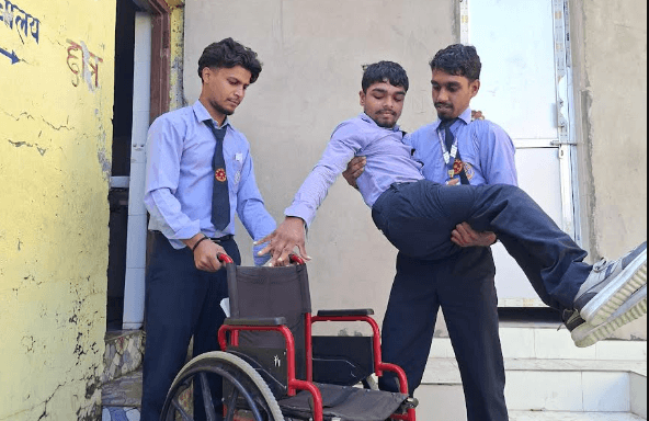 Disabled Student Carried to School Toilet Daily in Bara