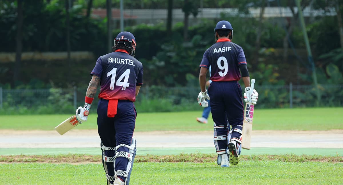 Nepal Scores 48/1 in Powerplay vs China