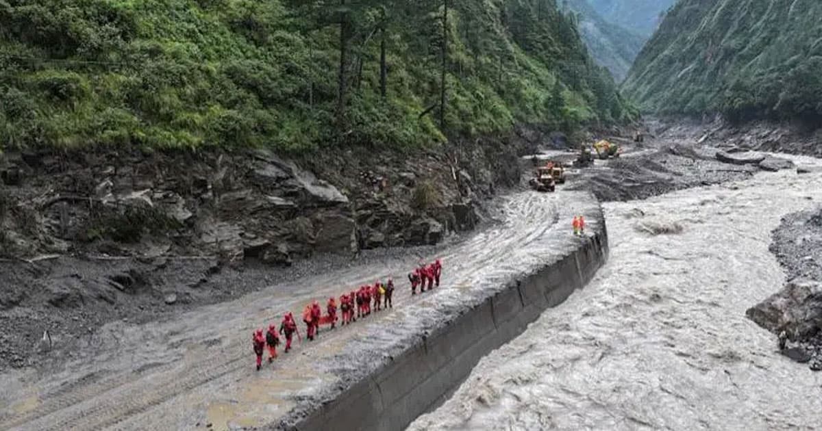Massive Tibet Flood Leaves 558 Missing, Lake Burst Risk