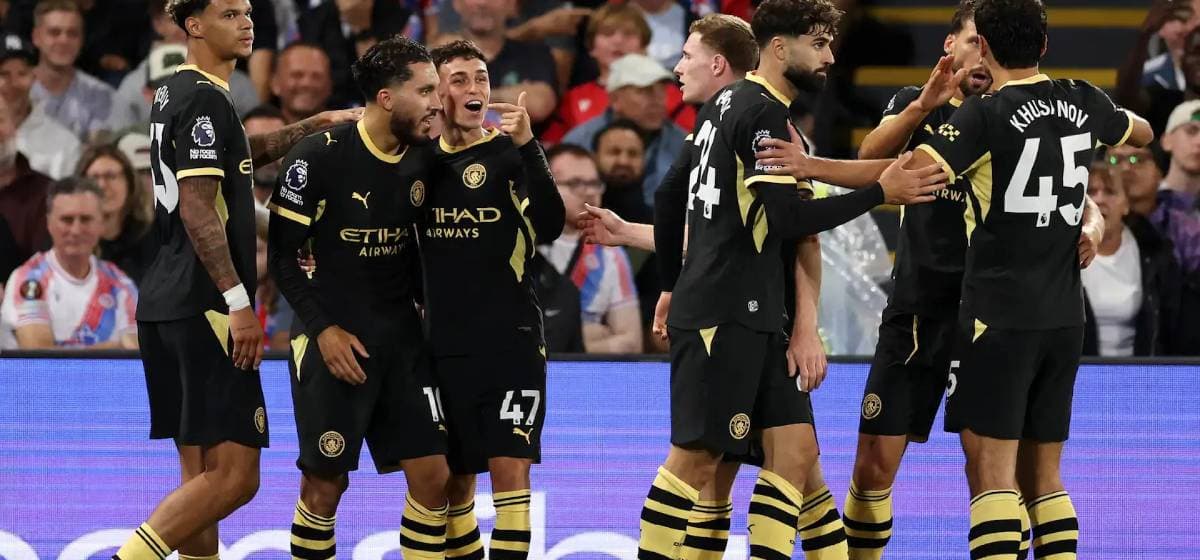 Man City Crushes Crystal Palace 4-1 in Premier League