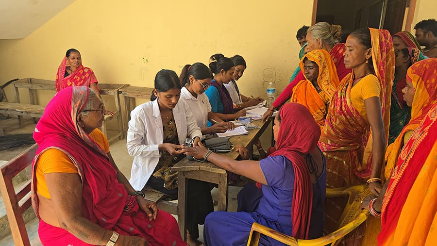 Free Health Camp in Golbazar Benefits 190 Patients