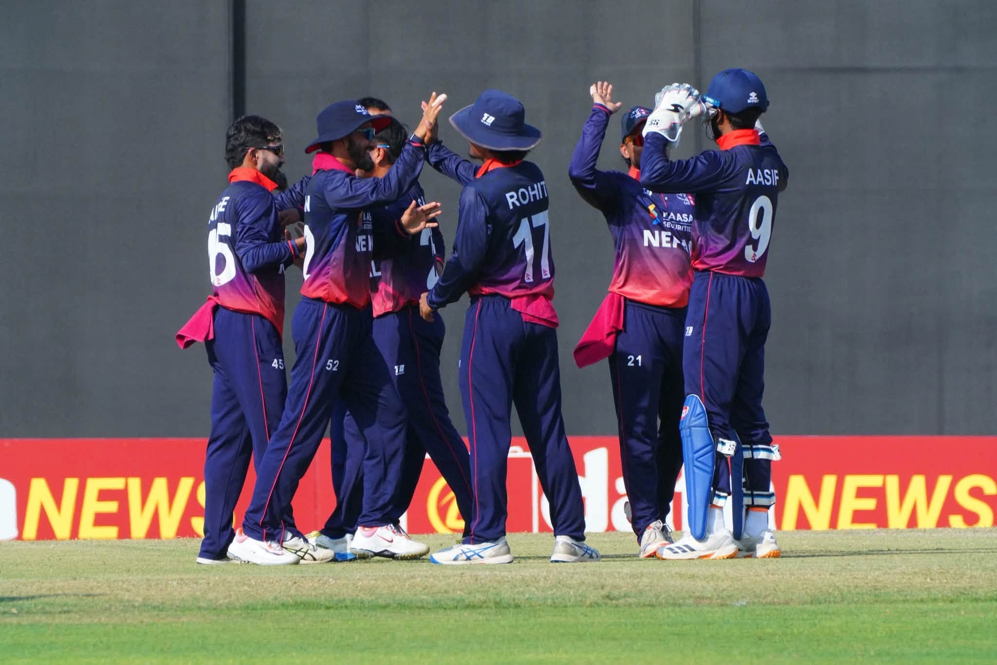 Nepal Secures 113-Run Victory Against Oman